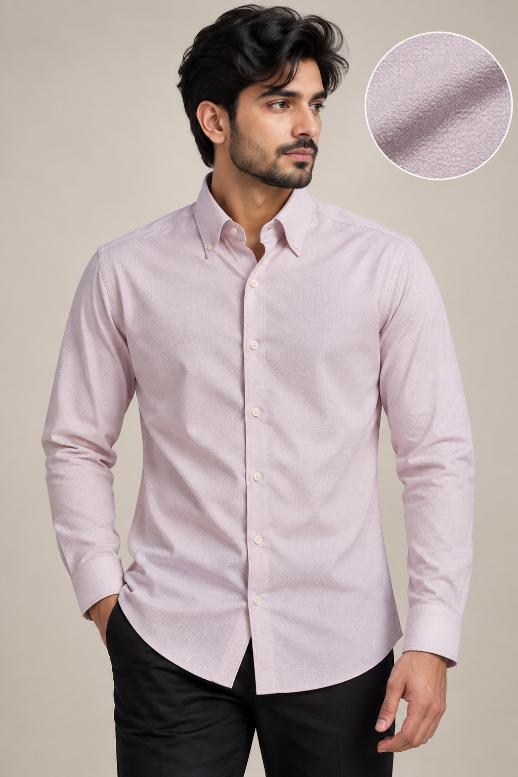 Premium Cotton Shirt Pink